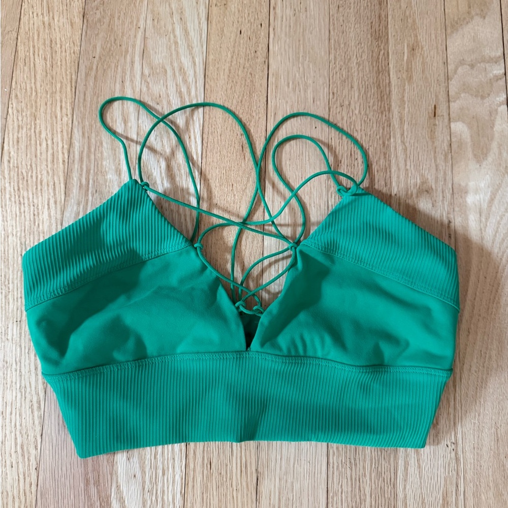 Garage Green Strappy tank/bralette
